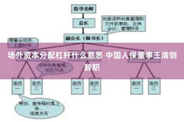 场外资本分配杠杆什么意思 中国人保董事王清剑辞职