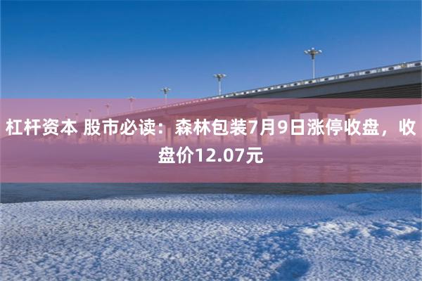 杠杆资本 股市必读：森林包装7月9日涨停收盘，收盘价12.07元
