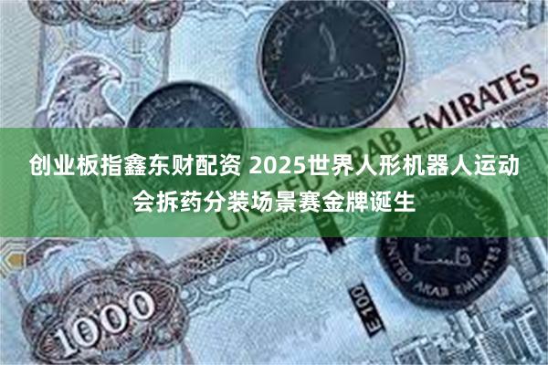 创业板指鑫东财配资 2025世界人形机器人运动会拆药分装场景赛金牌诞生
